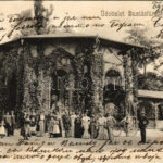 1906 Buziás-fürdő, Baile Buzias; József-forrás, kerékpár. Nosek Gusztáv kiadása / spa, spring source, bicycle (fa)