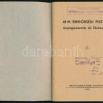 1950 48 M. Rendőrségi Pisztoly anyagismerete és lőutasítása, Belügyminisztérium kiadása, 56p - Image 2