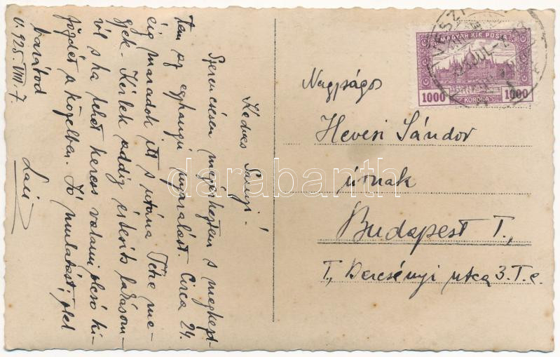 1925 Veszprém, 'Rába' autó. photo (EK) - Image 2
