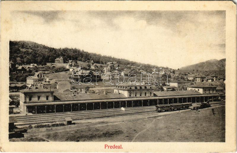 Predeal, vasútállomás / Gara / railway station (EM)