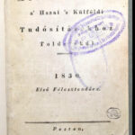 1830 Hasznos mulatságok c. folyóirat teljes évfolyama 2 kötetbe kötve, modern papírkötésben - Image 2
