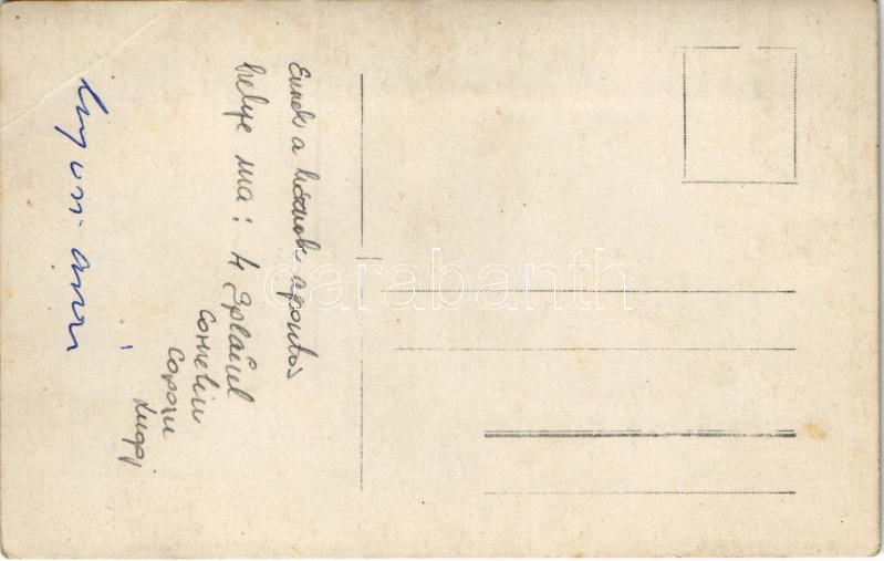 1912 Lugos, Lugoj; árvíz a Temes folyón / Splaiul Corneliu Coposu 4 / Timis river flood. photo (EB) - Image 2