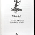 Miatyánk 121 európai nyelven. / Lord's Prayer in 121 European Languages. Bp., 1990, Interart. Kiadói kartonált papírkötés. - Image 2