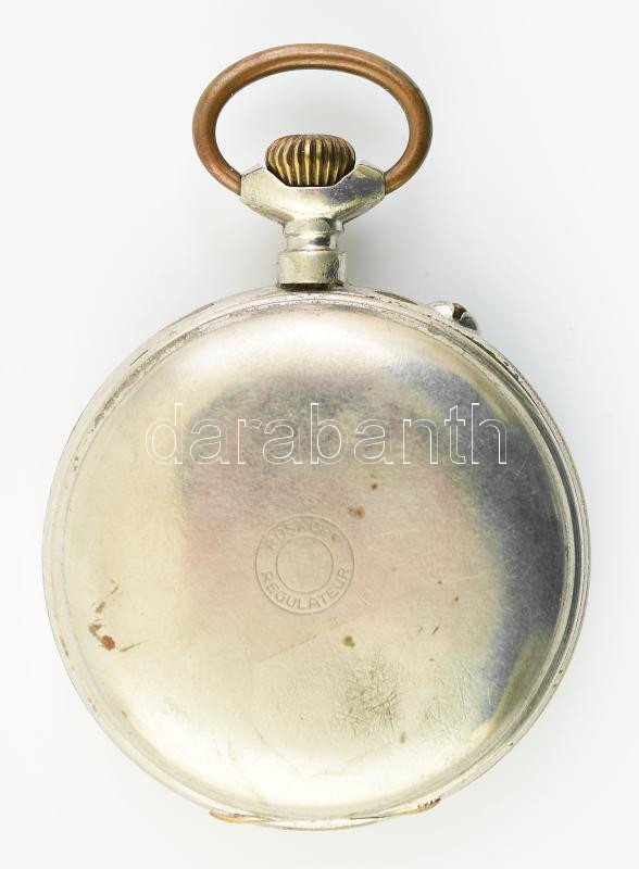 Systeme Roskopf Patent CFR vasutas zsebóra. számlapon apró sérülés, működő, jó állapotban d: 50 mm - Image 2