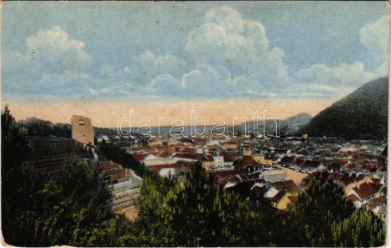 1926 Brassó, Kronstadt, Brasov; látkép / general view (non PC) (vágott / cut)