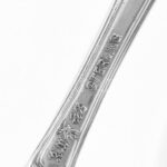 Ezüst(Ag) mokkás kanál, 6 db, jelzett, h: 9,8 cm, nettó: 51,7 g - Image 3