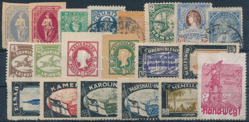 Németország 20 db parafilatélia