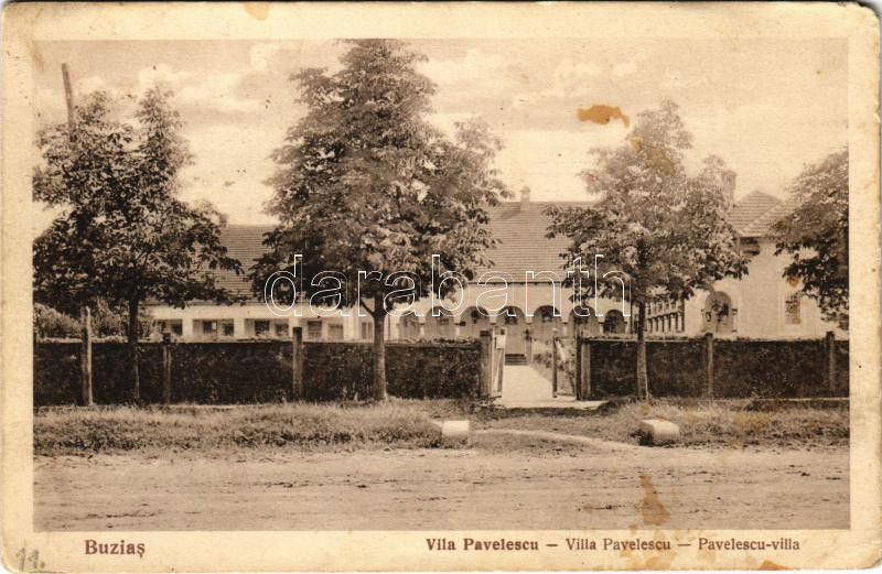 1926 Buziás-fürdő, Baile Buzias; Vila Pavelescu / Pavelescu villa / villa, spa (EM)