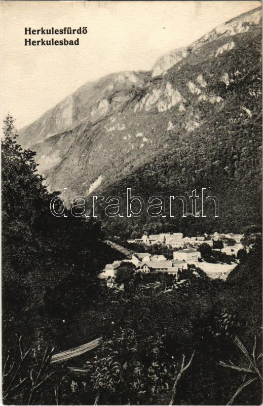 Herkulesfürdő, Herkulesbad, Baile Herculane; látkép / general view, spa (EK)