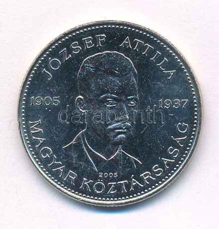 2005. 10Ft Cu-Ni 'József Attila' T:1-,2 Adamo FOEM4