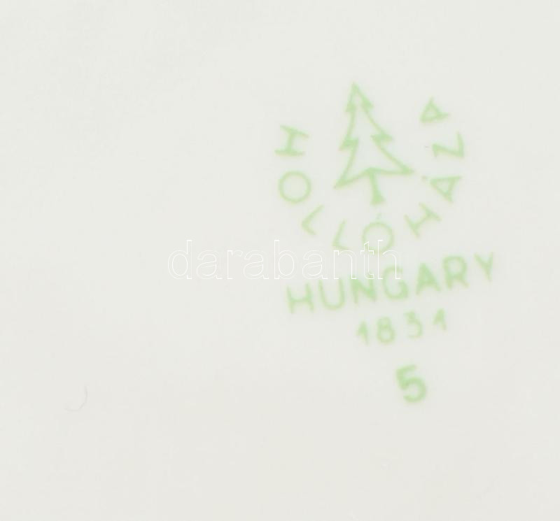 3 db söröskorsó, porcelán, Hollóházi és Lichte GDR, egy ón fedéllel, jelzett, kis kopásokkal, m: 12-19 cm - Image 3