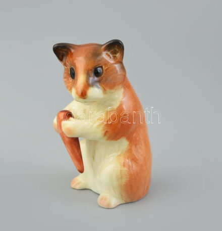 Goebel hörcsög. Kézzel festett, jelzett, hibátlan, m: 9 cm