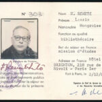 1969 Francia külügyminisztérium arcképes igazolványa magyar könyvtáros részére