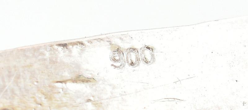 Ezüst (Ag) szerencse elefánt dobozka, jelzett, nettó: 51,55g, 9x4x6cm - Image 4