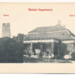 Nagyalmás, Almasu Mare; Dezső vár romjai, Grófi kastély. Karácsonyi János kiadása / castle and ruin