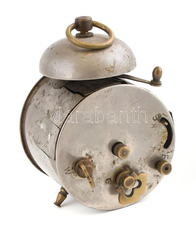 Junghans vekker, kis sérülésekkel, nem jár, m: 9 cm - Image 2