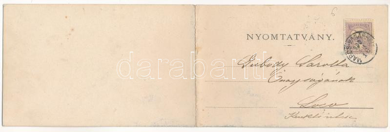 1900 Marosvásárhely, Targu Mures; Fő tér, Dudutz, Fey József, Widder Antal, Bogdánffy István üzlete. 2-részes kinyitható panorámalap / main square, shops. 2-tiled folding panoramacard - Image 2