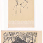 16 db modern használatlan dél-vietnámi művész képeslap / 16 modern unused South-Vietnamese art postcards