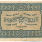 1923. 500K '5A 012 554594' nyomdahely jelölés nélkül T:III folt, apró szakadás Adamo K34/1 - Image 2