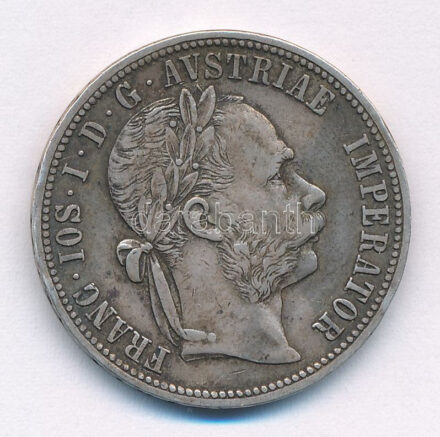 Ausztria 1891. 1Fl Ag 'Ferenc József' T:1- patina Austria 1891. 1 Florin Ag 'Franz Joseph' C:AU patina Krause KM#2222