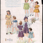 cca 1930-1940 6 db színes Iris női divatkép, ofszet nyomat, papír, sérült, foltos, 38x28 cm körüli méretben - Image 4