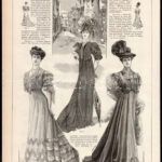 cca 1900 kb. 20 db női divatkép, a francia Le Moniteur de la Mode c. magazinból, nyomat, papír, lap széle részben kissé sérült, 38x28 cm - Image 3