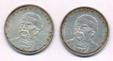 1994. 200Ft 'Deák' (2x) T:1-,2 patina Adamo F13.1