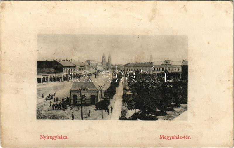 1913 Nyíregyháza, Megyeház tér (fl)