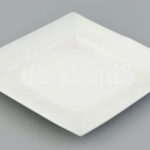 Cuinox porcelán tál. Fehér mázas, jelzett, hibátlan 27x27 cm