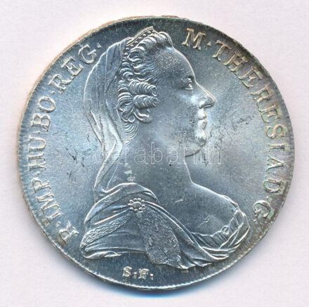 Ausztria 1780SF Tallér Ag 'Mária Terézia' utánveret T:1- patina Austria 1780SF Thaler Ag 'Maria Theresia' restrike C:AU patina Krause KM#T1