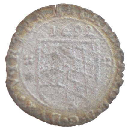 Német Államok / Württenberg 1692. 1kr billon (0,28g) T:2,2- patina German States / Württenberg 1692. 1 Kreuzer billon (0,28g) C:XF,VF patina Krause KM#249