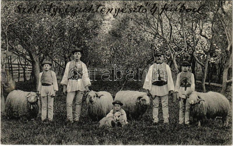 Szelistye, Salistea Sibiului, Saliste; O familie de macelar din Saliste / Erdélyi folklór / Transylvanian folklore (Rb)