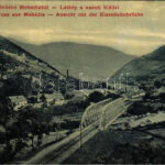 1908 Mehádia, Mehadia; vasúti híd. W.L. 1496. Brauch A. Fia kiadása / general view, railway bridge (EK)