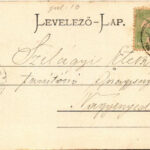 1905 Nagykároly, Carei; Széchenyi utca, Kereskedelmi és Iparbank. Csókás László kiadása / street view, bank (EK) - Image 2