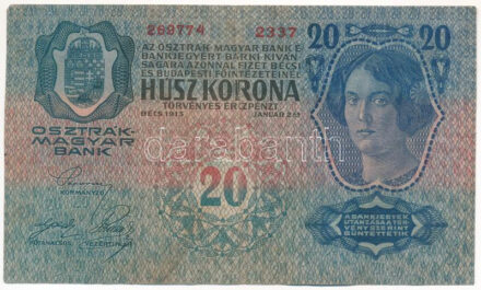 1913. 20K '2337 269774' T:III Adamo K17