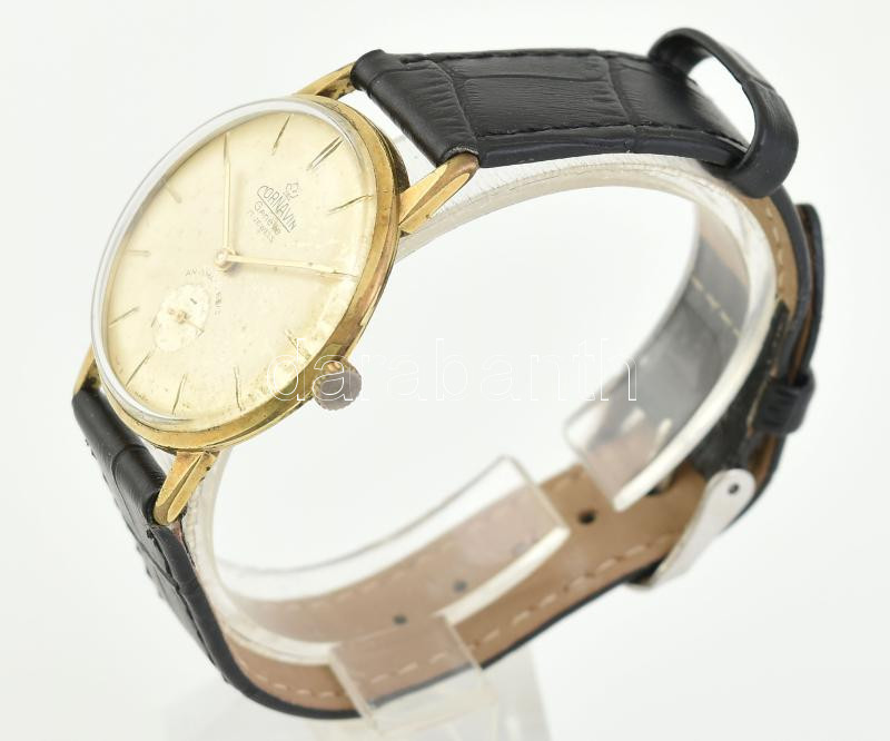 Cornavin mechanikus karóra, működik, kis kopásokkal, d: 34 mm - Image 2