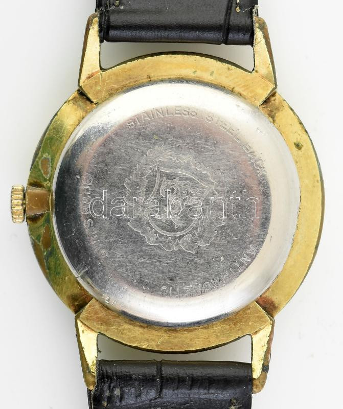 Cornavin mechanikus karóra, működik, kis kopásokkal, d: 34 mm - Image 3