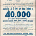 1937 M. kir. állami sorsjáték, 2 db reklámnyomtatvány, borítékkal + elismervény (nyugta) - Image 2