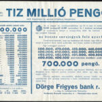 1939 Dörge Frigyes Bank Rt. osztálysorsjáték, 2 db reklámnyomtatvány + levél, borítékkal