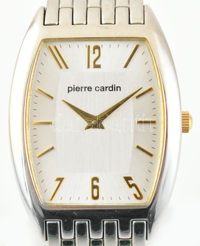 Pierre Cardin, quartz karóra, acél szíjjal, jelzett, hibátlan, elemcsere szükséges, d: 32 mm