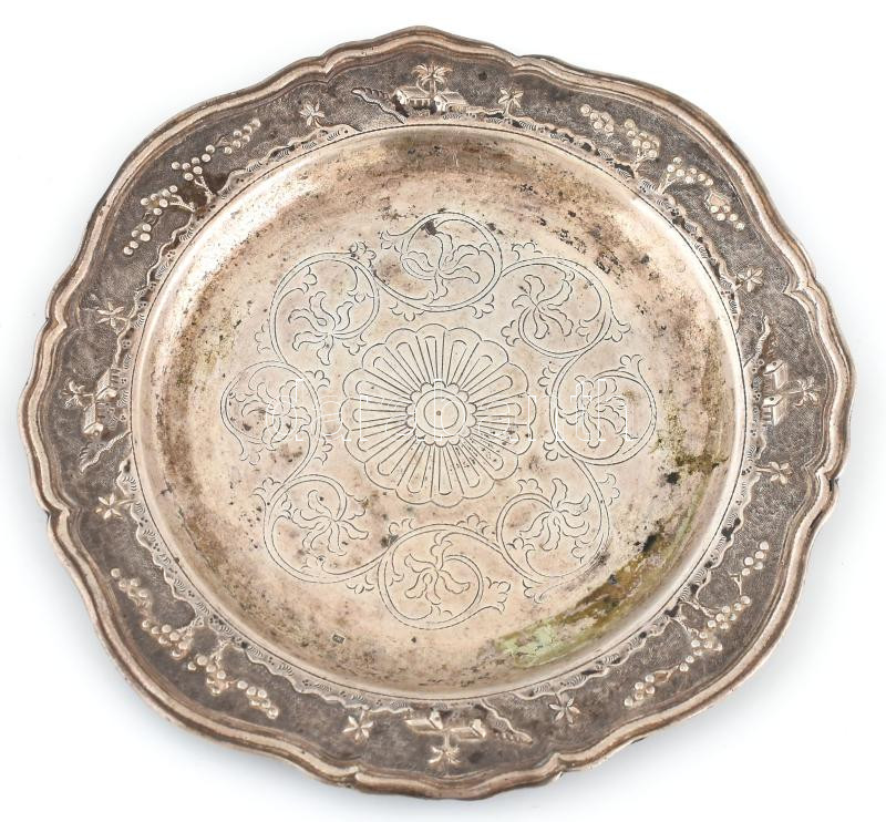 Ezüst (Ag) 2db kis tálka, jelzett, d: 12 cm, nettó: 115g - Image 2