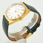 Omega Seamaster automata karóra dátum kijelzéssel. Hibátlan számlappal, új bőr szíjjal, eredeti dobozában! Működő, jó állapotban - Image 2