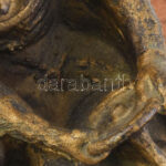Jelzés nélkül: Gokart. Bronzírozott, műgyanta, vörös márványtalapzaton, m: 21 cm - Image 4