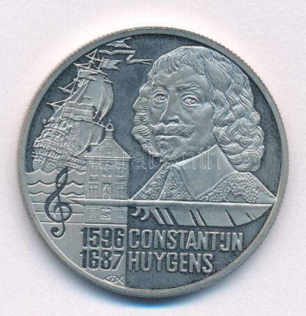 Hollandia 1996. 5E 'Huygens' T:1- (PP) Netherlands 1996. 5 Euro 'Huygens' C:AU (PP) Krause X# 126