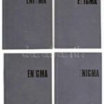 1994 Enigma 1-4. sz. Művészetelméleti folyóirat. Főszerk.: Markója Ágnes. Teljes évfolyam.