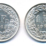 Svájc 1963-1964. 1Fr Ag (2xklf) T:1- Switzerland 1963-1964. 1 Franc Ag (2xdiff) C:AU Krause KM#24