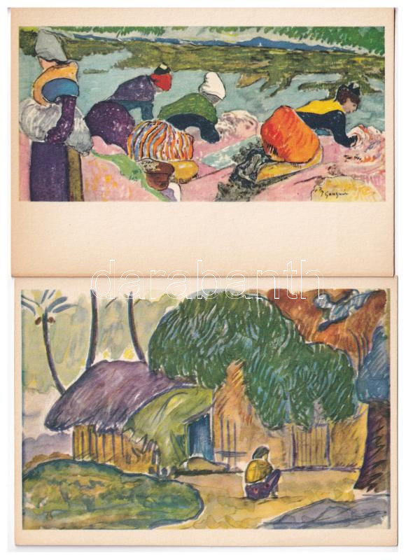 VAN GOGH, PAUL GAUGUIN - 14 db MODERN képeslap / 14 modern motive postcards - Image 2