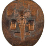 Lapis András (1942-) 1986. 'Forma-1 Hungaroring' öntött bronz plakett (97x80x30mm) T:1-