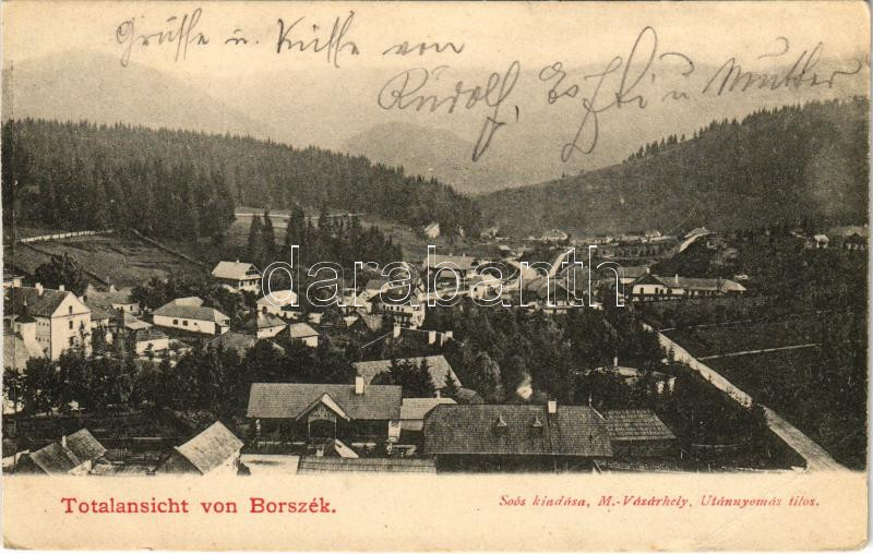 Borszék, Borsec; látkép. Soós kiadása / general view, spa (non PC) (EB)