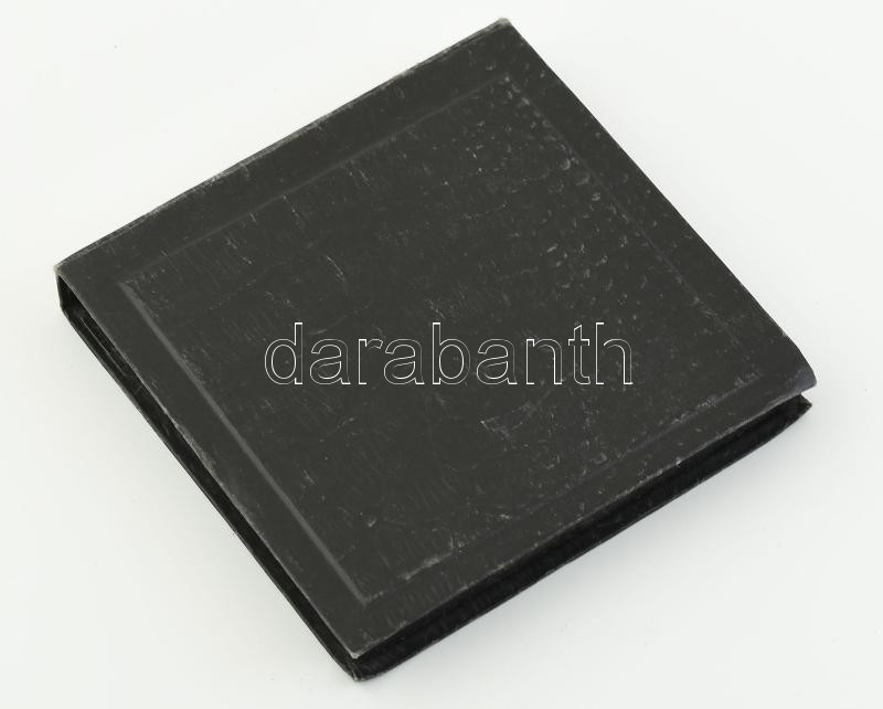 Román katonai minisztérium bronz plakett d: 7 cm Díszdobozban - Image 3